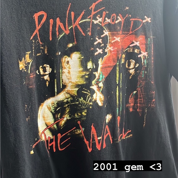 2001 pink floyd the wall band tee - Picture 1 of 4
